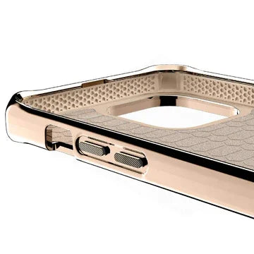 Itskins Hybrid Glass iPhone 13 Pro Cover - Gold - Tashqila Itskins Hybrid Glass iPhone 13 Pro Cover - Gold - Tashqila